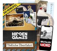 Hidden Games Scène de crime - Traversée mortelle - Allemand - Jeu de crime réaliste, jeu de détective passionnant, jeu Escape Room
