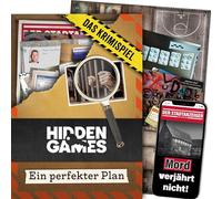 Hidden Games - Scène de Crime : Un Plan Parfait | Jeu de Détection Réaliste façon Escape Room (Version Allemande)