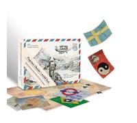 Hidden Games - Tour du monde du professeur Charlie - Calendrier de l'Avent puzzle pour 1 à 6 personnes à partir de 14 ans - 24 puzzles individuels (édition anglaise)
