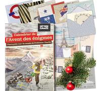 Hidden Games - Tour du Monde du Professeur Charlie - Français - Calendrier de l'Avent 2025 Puzzle pour 1 à 6 Personnes de 14 Ans et Plus - 24 Puzzles individuels