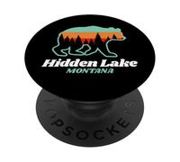 Hidden Lake Montana Ours d'été de pêche PopSockets PopGrip Adhésif