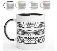 Hidden Message Coffee Mug, Hidden Message Mug, 15 Oz Ceramic Funny Coffee Mugs, Funny Unique Gift for Friends Coworkers Family (Black)