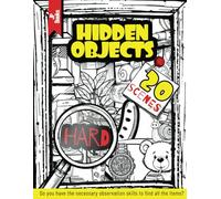 Hidden Objects: Seek and Find Puzzles, 20 Amazing Black and White Scenes, Test Your Obesrvation Skills