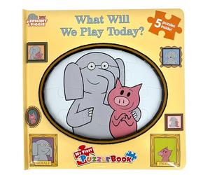 Hidden Pigeon Company Mo Willems: Elephant & Piggie My First Puzzle Book - Jigsaw Puzzles for kids, 10-page board book, 5 puzzles to enjoy