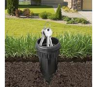 Hidden Storage Key Hider, Waterproof Key Hidden Outside, Sprinkler Head Waterproof Cash Holder Sprinkler Head Keys Holder for Outdoor Garden Yard Easy Push Into The Ground hiding Vault Case