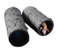 Hide à Aquarium, Cave de Peau de Reptile | Décor de Grotte de Peau de Reptile,Accessoires de réservoir Gecko à crête pour Les Tortues léopard de Léopard à Barbecue Turtles