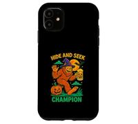 Hide and Seek Champion Funny Bigfoot Halloween Art Coque pour iPhone 11