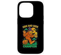 Hide and Seek Champion Funny Bigfoot Halloween Art Coque pour iPhone 14 Pro