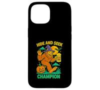 Hide and Seek Champion Funny Bigfoot Halloween Art Coque pour iPhone 15