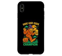 Hide and Seek Champion Funny Bigfoot Halloween Art Coque pour iPhone XS Max