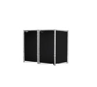 Hide Box pour poubelles en métal pour 2 poubelles 240 litres noir 81x140x115 cm