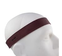 Hide & Drink, Bandeau simple en cuir, style bohème, élastique, accessoires mignons, fait à la main (sangria)