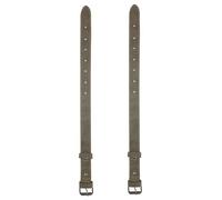 Hide & Drink, Bracelet de cheville de vélo en cuir souple et durable, boucle en laiton, deux sangles pour chaque jambe, cadeau vintage classique pour cyclistes, fait à la main