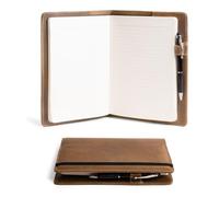 Hide & Drink, Leuchtturm Étui rigide pour ordinateur portable A5 (14,6 x 21 cm) - Couverture de protection pour journal, planificateur personnel, cuir pleine fleur, accessoire d'écriture fait à la