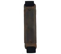 Hide & Drink, Trousse en Cuir avec Bande élastique, Convient aux cahiers de 15,2 à 17,8 cm, Trousse à Crayons, Fait à la Main, Marron Bourbon