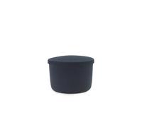Hide Pouf de Rangement Petit Acier Bleu