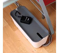 Hideaway Cable Organizer Bosign - Range câbles Xl blanc/gris