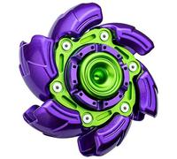 HIDEDC Pillbug - Spinner à coque ouverte pour adultes - Jouet EDC en alliage pour adultes - Jouet anti-stress pour adultes - Jouet de bureau pour TDAH, ADD et autisme (violet/vert)