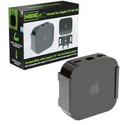 HIDEit Support pour Apple TV 4K 3ème génération - Société américaine - Support en Acier breveté pour Apple TV 4K 3ème génération