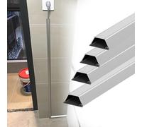 Hider de Cordon Mural 39 Pouces - Couvre-Fils de Fil Auto-adhésif pour Les Murs, 2 3 4 Pack Cabane Couper - Large 15 mm 20 mm 30 mm, kit de Conduit de l'organisateur de Fil (4 Pack, W 15 mm)