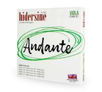 Hidersine Andante Jeu de cordes pour alto Noyau en acier Cordes en alliage pour une longévité et une sensation de jeu aisée Excellent son et excellent rapport qualité/prix Idéal pour tous les
