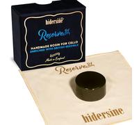 Hidersine Reserve21 Colophane pour violoncelle foncée Formule à faible poussière Complet avec sac à cordon en velours Fabriqué à la main au Royaume-Uni