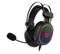 Hiditec Erys ARGB Casque Avec fil Arceau Gaming Noir