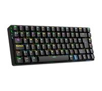 Hiditec GKE010005 clavier Gaming USB + RF Wireless + Bluetooth QWERTY Espagnole Noir