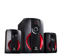 Hiditec | Haut-parleurs puissants H400 80 W RMS | Haut-parleur avec USB | Haut-parleur avec radio FM | Système audio 2.1 (Bluetooth 4.1, USB, SD, 100 W RMS, entrée de ligne, radio) | Son 100w puissant | Haute qualité