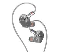 Hidizs MK10 ArcSonics IEM Ecouteur Filaire Haute Fidélité, Diaphragme Carbure de Silicium 10mm Dynamique Driver, 6 Modes Sonores, Zinc Allié, Câble OFC, 4.4 mm