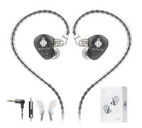Hidizs MS1-Galaxy IEM Écouteurs Intra-Auriculaires, Ecouteur Filaire, Haute Performance, Double Circuit Magnétique Dynamique, Câble à 2 Broches détachables 0,78 mm, Prise 3,5 mm, avec Micro