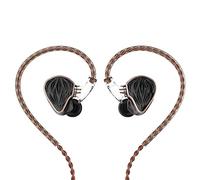 Hidizs MS3 Écouteurs intra-auriculaires hybrides IEM 2BA+1DD avec 3 filtres d'accordage pneumatiques - Scène sonore réglable exclusive pour instruments, câble détachable pour audiophile/musicien 4,4