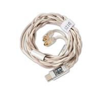 Hidizs ST2 PRO Câble d'Ecouteurs Equilibré Amovible DAC USB-C, MMCX, Gris