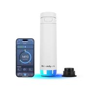 Hidrate Spark PRO 2 Bouteille intelligente - 621 ml acier inoxydable, suit l’hydratation, brille et bip pour rappel, bouchon Chug, sans BPA, Bluetooth, Blanc (avec Apple Find My)