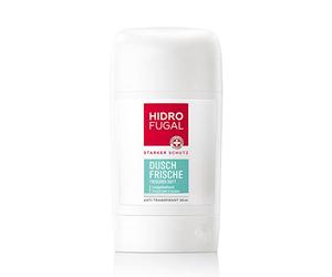 Hidrofugal Bâton de douche frais (50 ml), anti-transpirant au parfum frais pour une sensation de fraîcheur dans la douche, stick déodorant avec une forte protection anti-transpirante et un parfum