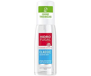 Hidrofugal Vaporisateur classique (75 ml), protection anti-transpirante puissante avec parfum discret, déodorant pour une protection fiable sans alcool éthylique
