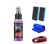 HIDRUO 3 in 1 High Protection Quick Car Coating Spray,Ceramic Car Coating Spray, Car Scratches Repair Nano Spray, Plastic Parts Refurbish Agent (30ML, 1PCS)