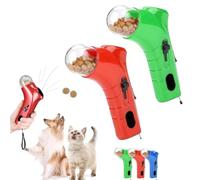 HIDRUO Cat Treat Launcher Gun, Pistolet À Friandises pour Chat, Catapulte De Nourriture pour Chien, Pet Treats Shooter Gun, Handheld Pet Feeding Toys for Dog Cat Exercise Training (2B)