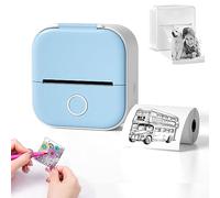 HIDRUO Doodle Dash Printer, Note Buddy Doodle Dash, Inkless Sticker Printer, Fast Printing Portable Mini Thermal Printer for Learning Assistance, Study Notes, Memo, Fun, Work, Journal (Blue)