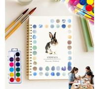 HIDRUO Hugs Garden Watercolor Books, Watercolors Workbook, Water Coloring Book, Watercolors Paint Set, Beginner-Friendly Workbooks (Animal Watercolor Book)