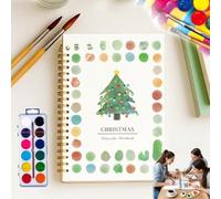 HIDRUO Hugs Garden Watercolor Books, Watercolors Workbook, Water Coloring Book, Watercolors Paint Set, Beginner-Friendly Workbooks (Christmas Watercolor Book)