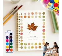 HIDRUO Hugs Garden Watercolor Books, Watercolors Workbook, Water Coloring Book, Watercolors Paint Set, Beginner-Friendly Workbooks (Autumn Watercolor Book)