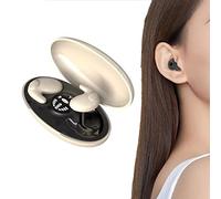 HIDRUO Invisible Sleep Wireless Earphone Ipx5 Waterproof, Ear Buds Wireless Bluetooth Earbuds, True Wireless Earbuds Sense-Free to Wear Bluetooth 5.3 with Wireless Charging Case (Skin Color)