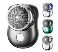 HIDRUO Mini Électrique Rasoir Portable Type C Eau et Air, Recharge USB (Noir)