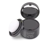 HIDRUO Youthcolor Hair Shading Powder, Hairline Powder Hair Root Dye, Waterproof Hair Shading Sponge Pen Hair Filler Powder for Cover Gray Hair Root (4#Gray)