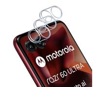 HidWee 3 Pièces Compatible avec Motorola Moto Razr 60 Ultra (2025) Caméra Arrière Protecteur, Caméra Protecteur[Transparent], Ultra HD, 9H Dureté, Anti-rayure, Sans Bulles