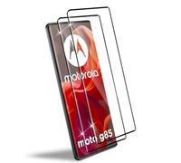 HidWee Compatible avec Motorola Moto G85 5G/Edge 60/60 Fusion/Edge 50 Fusion Protection écran, 2 Pièces Verre Trempé [3D Couverture Complète], HD Sans Bulles Anti-rayure 9H Dureté Protection Décran
