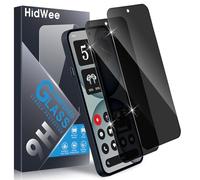 HidWee Compatible avec Nothing Phone 4A Privacy Protection Écran, 2 Pièces 9H Verre Trempé Anti-Espion, avec Outil D'alignement Facile,HD Sans Bulles Protecteurs d'écran