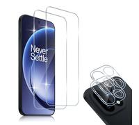 HidWee Compatible avec OnePlus 15 5G Protection écran, 2 Pièces Verre Trempé[3D Couverture Complète]+ 2 Pièces Caméra Protecteur, 9H Dureté HD Sans Bulles Anti-rayure Protection Décran