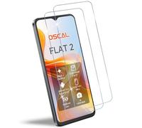 HidWee Compatible avec Oscal Flat 2 Verre Trempé, 2 Pièces 9H Dureté Anti-rayure Protection Écran[Transparent], HD Sans Bulles Film Protection D'écran